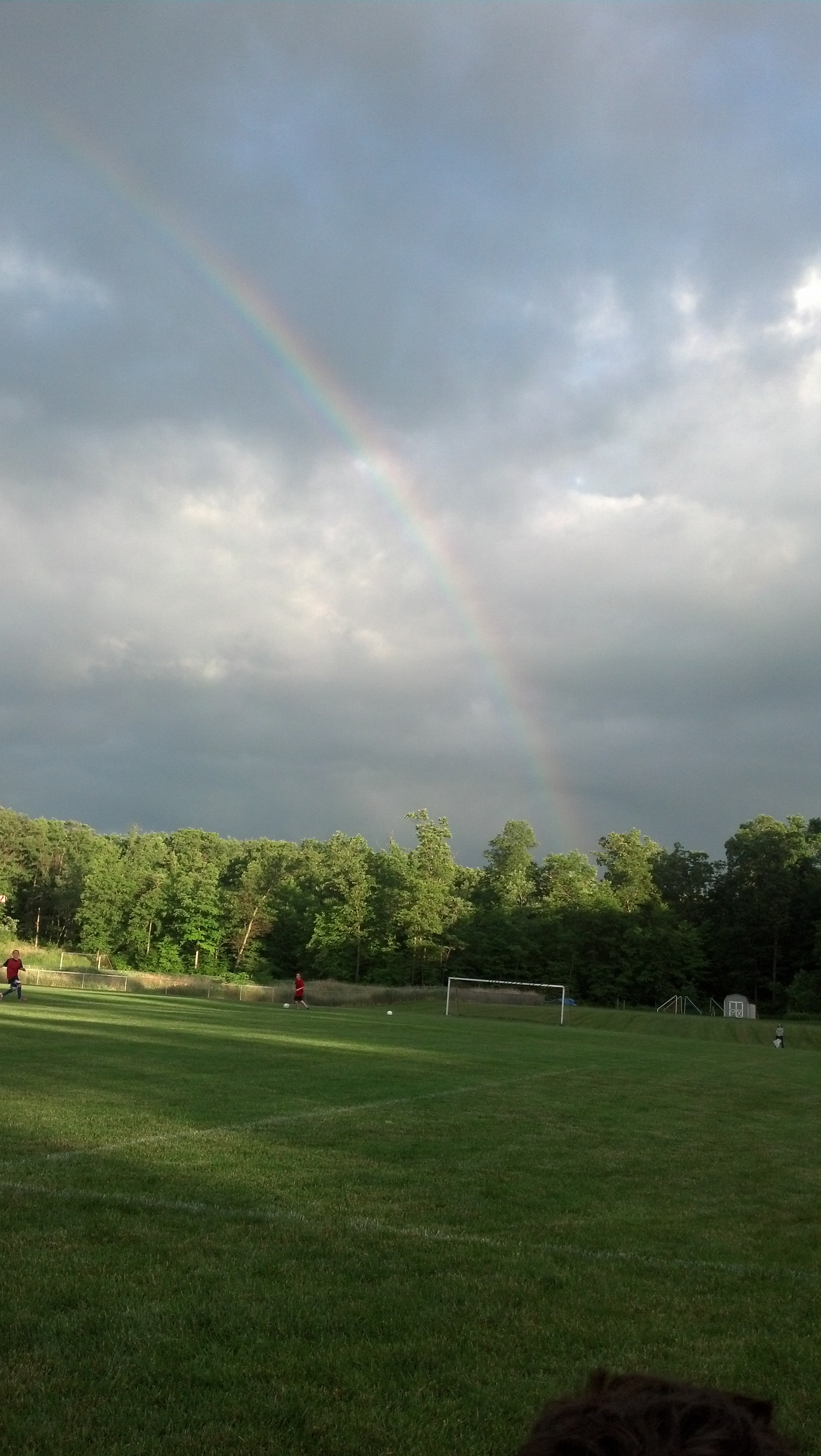 Rainbow over CO Johnson Park